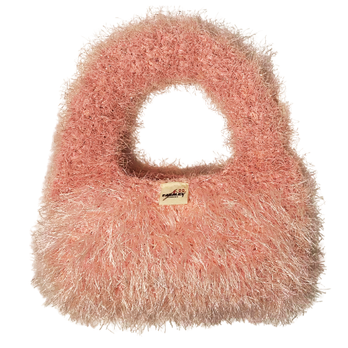 Fluff Crochet Shoulder Bag
