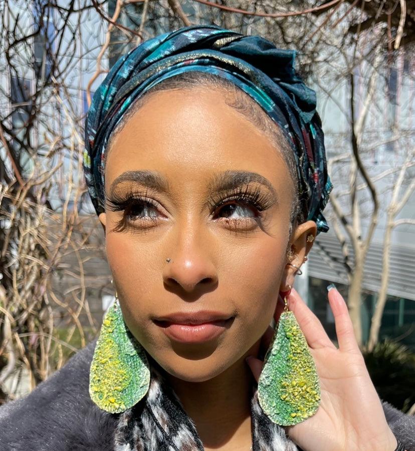 Chartreuse Earrings - Fabaley Fashion