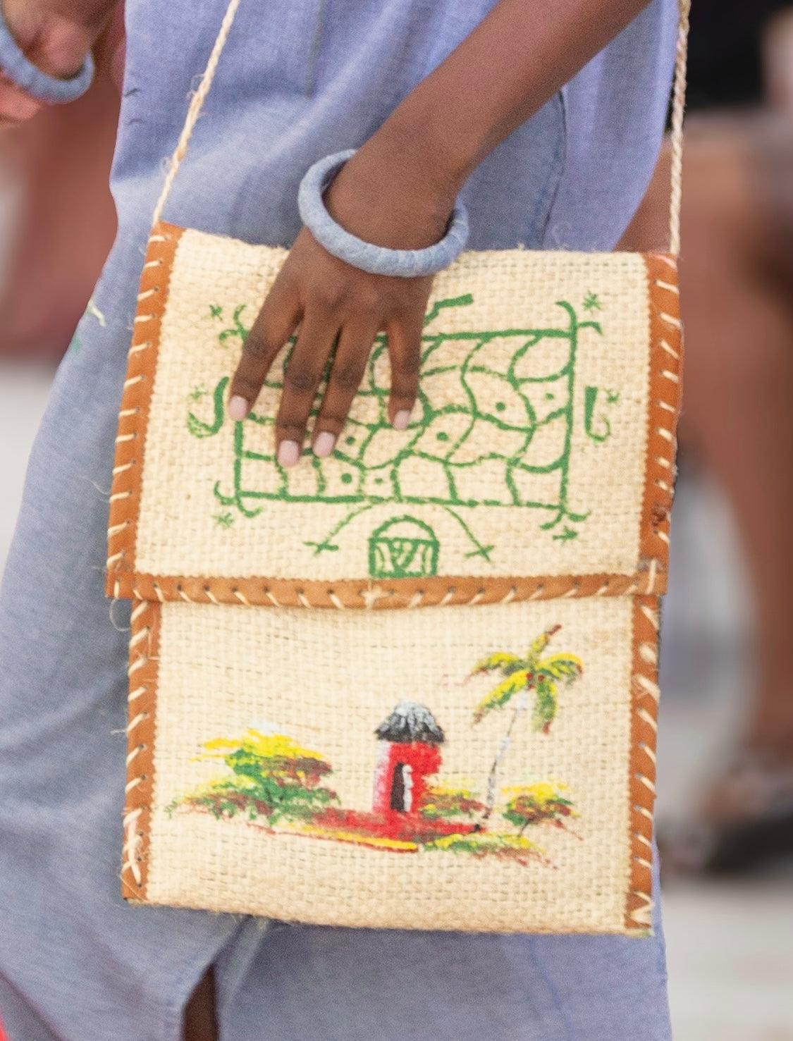 Zaka Burlap Bag - Fabaley Fashion