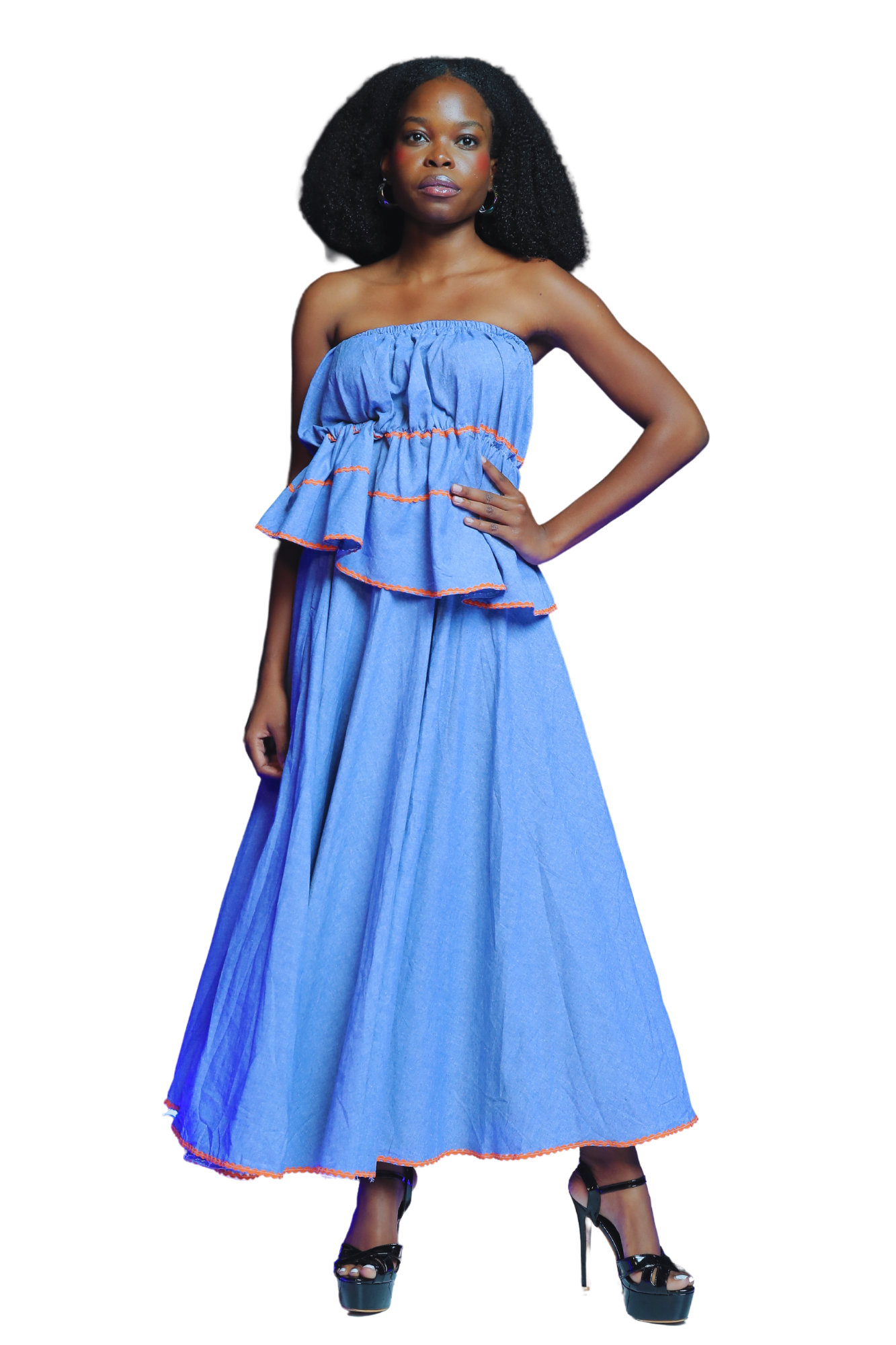 Ruffle Carabela Two-Piece