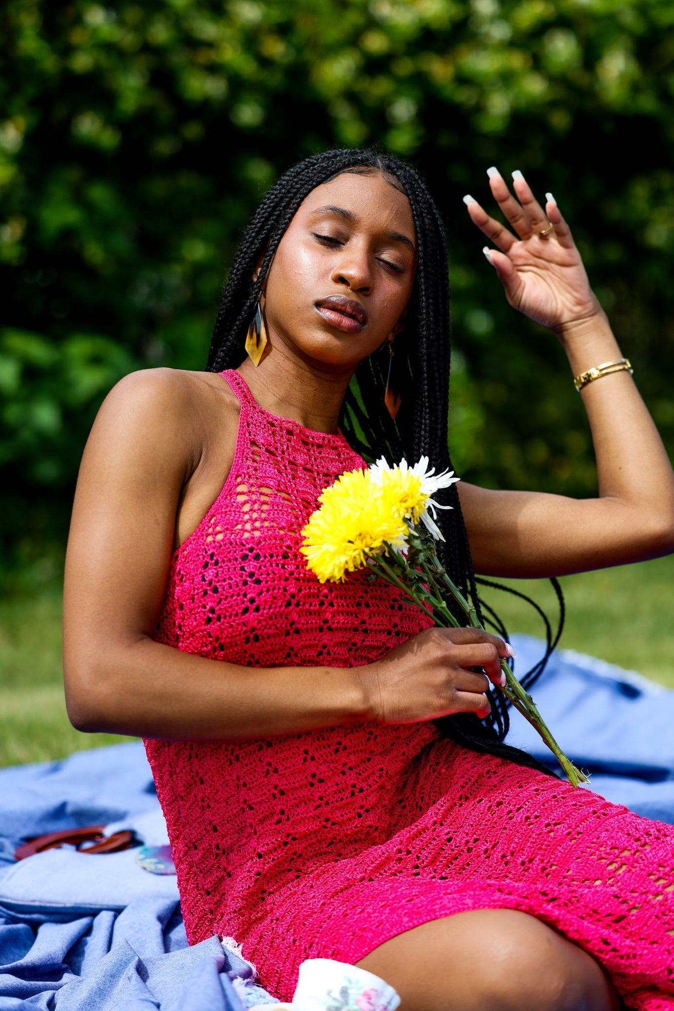 Magenta Maxi Dress - Fabaley Fashion