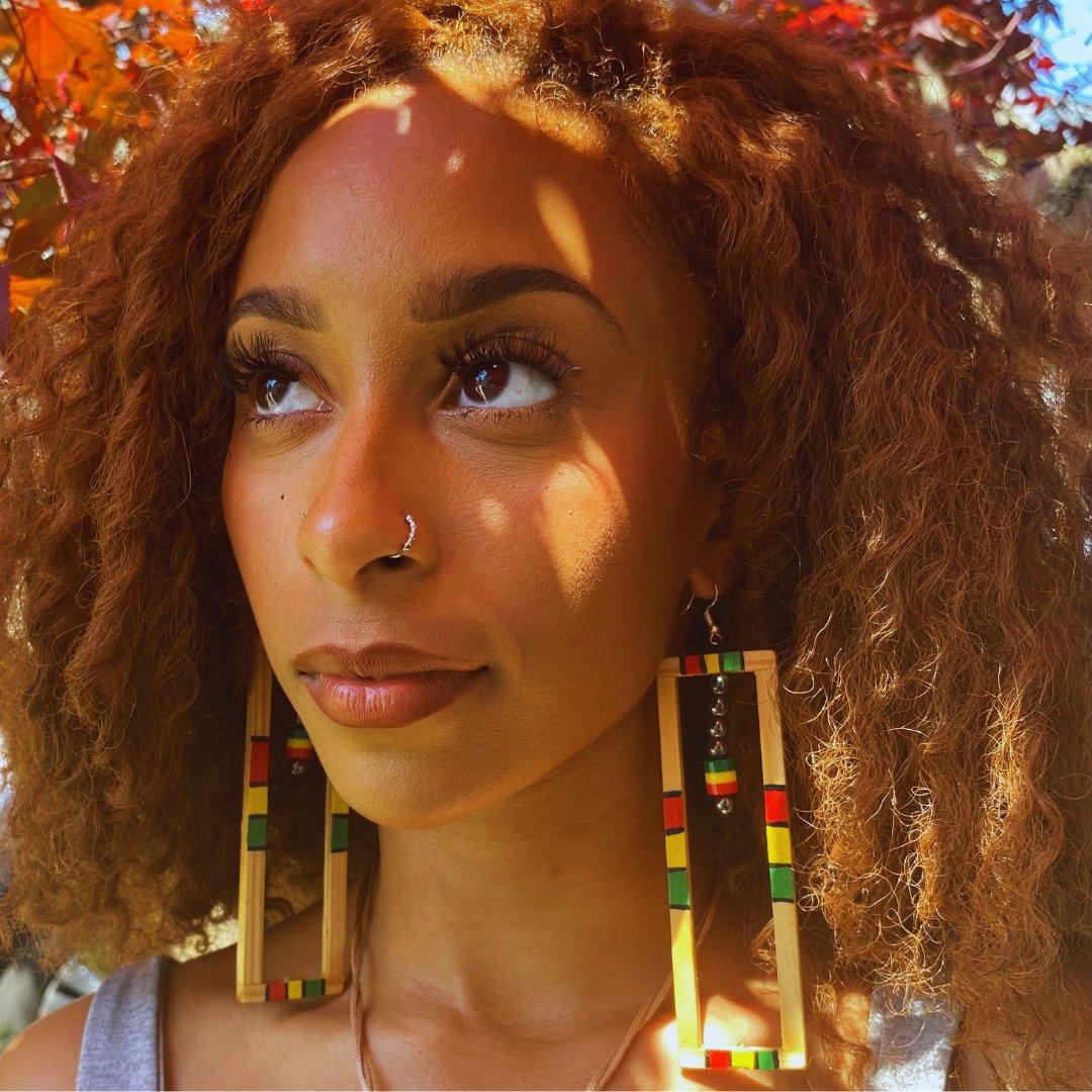Patria Wooden Earrings - Fabaley Fashion