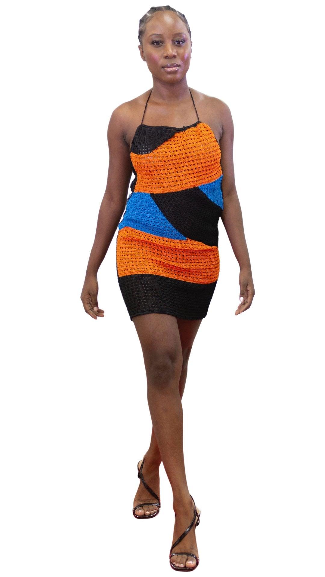 V Crochet Dress - Fabaley Fashion