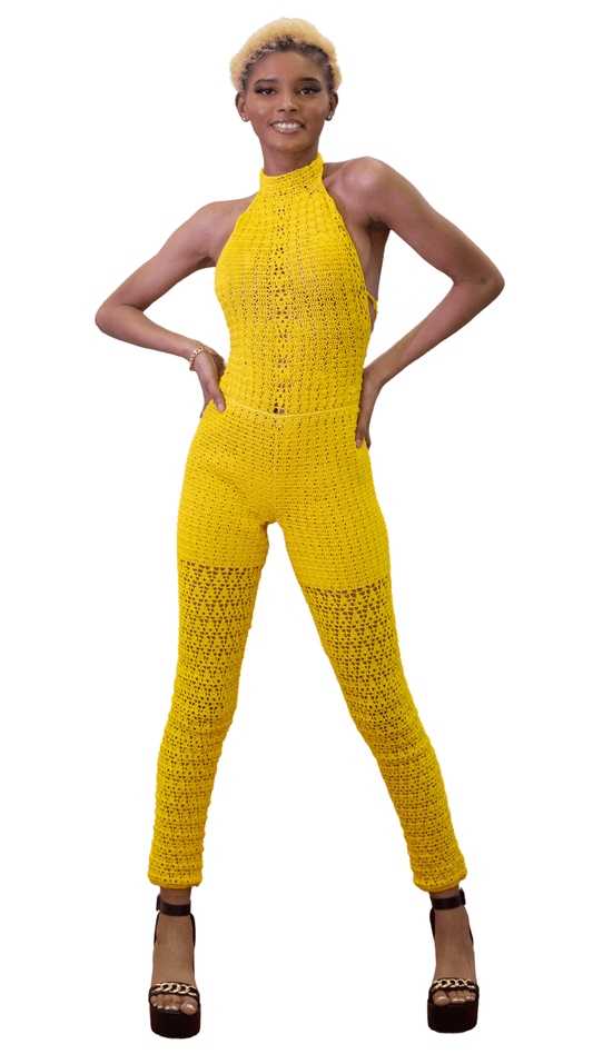 Soleil Yellow Romper - Fabaley Fashion